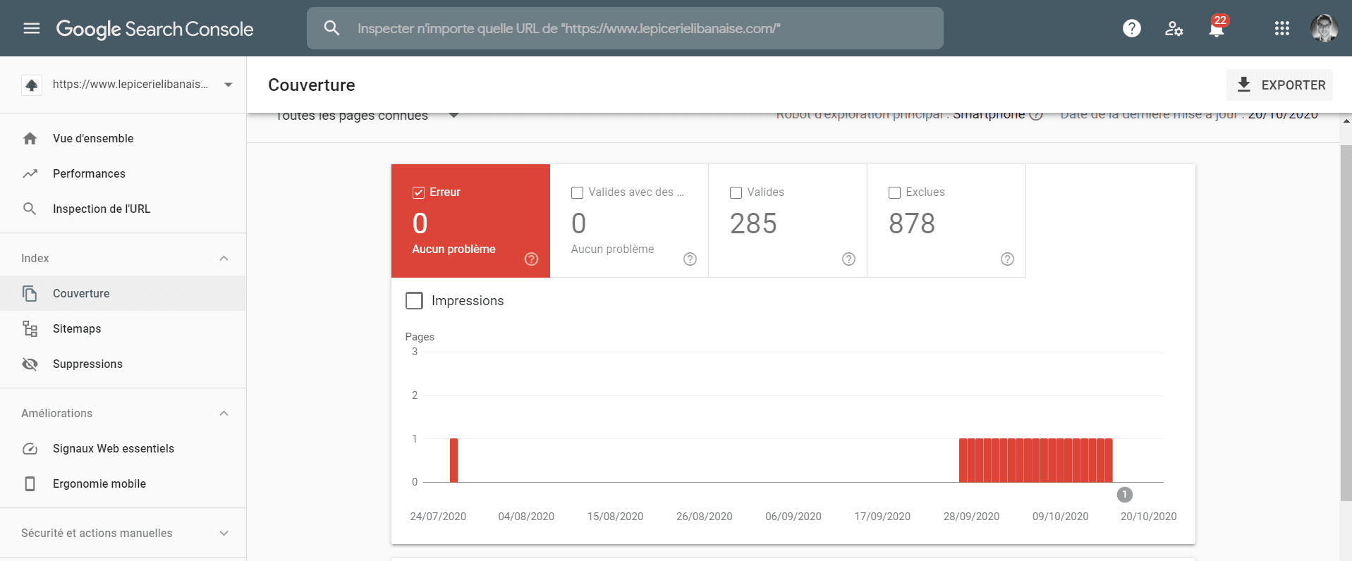 audit seo referencement site internet outil google search console